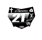 MOTOCUTZ Plate Decal
