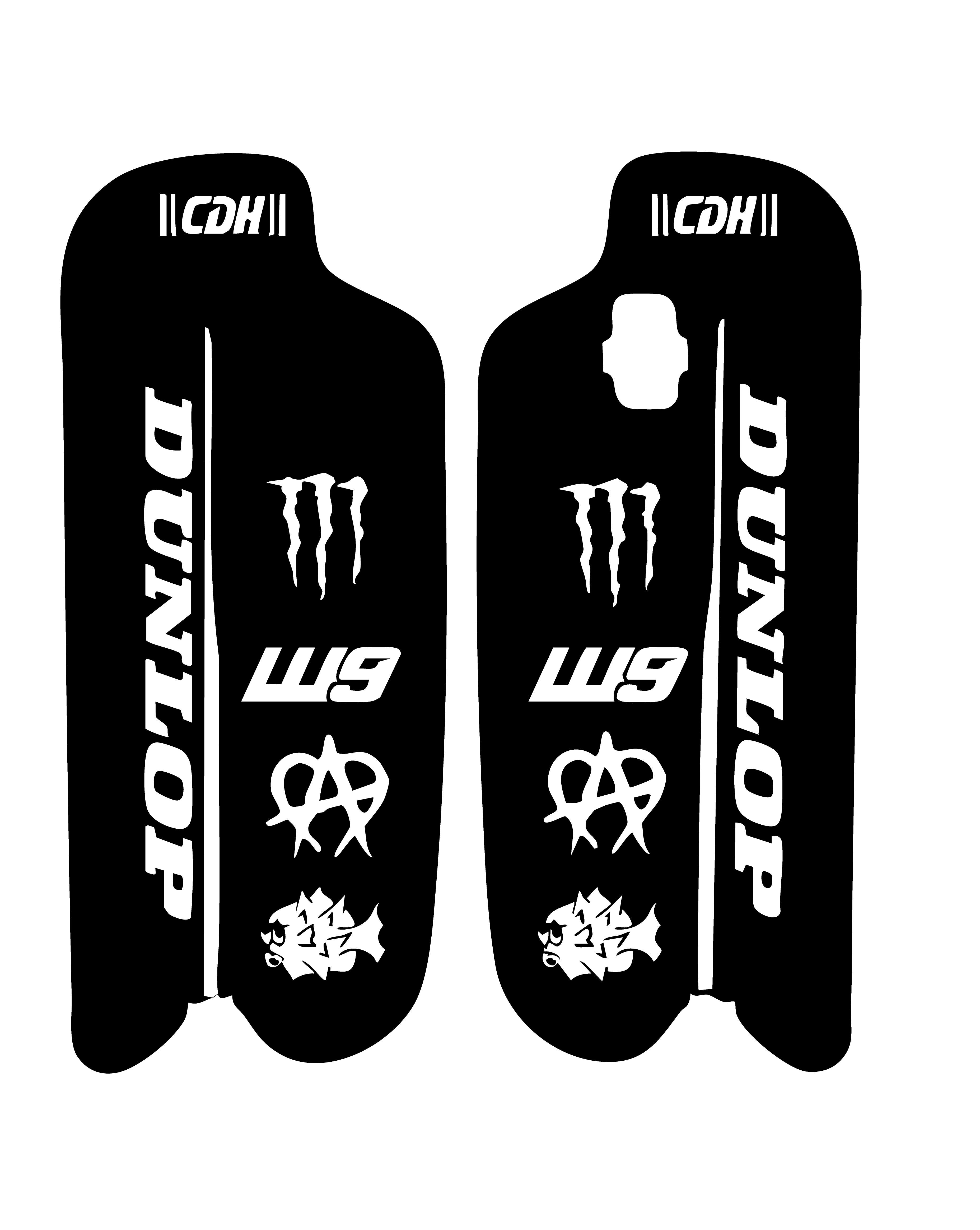 ERide Pro Fork Guard Decal