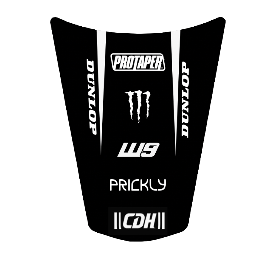 Back Racl Decal E-Ride Pro Rear Fender Decal – Custom E-Bike Graphics | CDH Custom ...