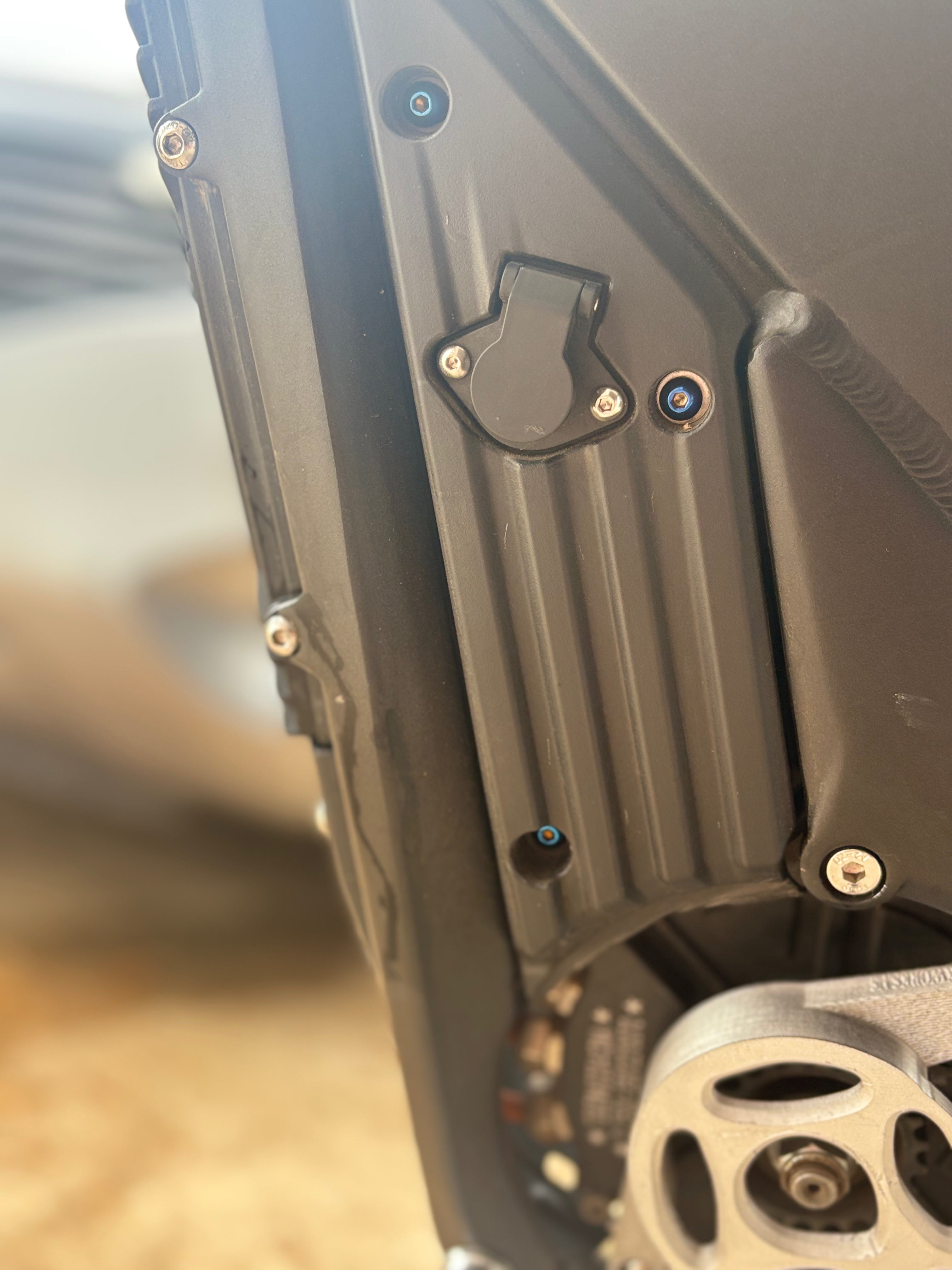 Talaria x3 side panel titanium bolts