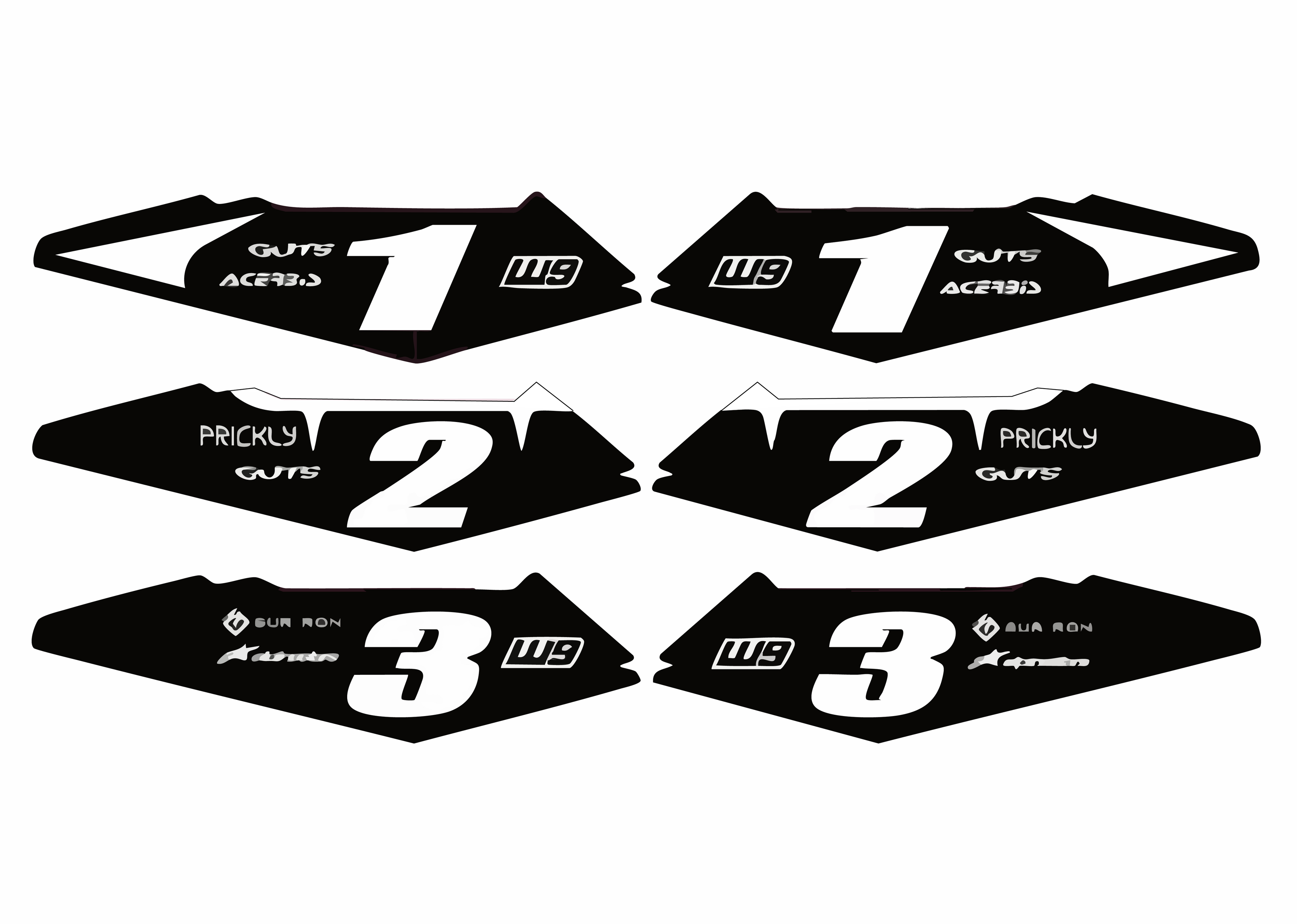 Extended Side Fender Decal